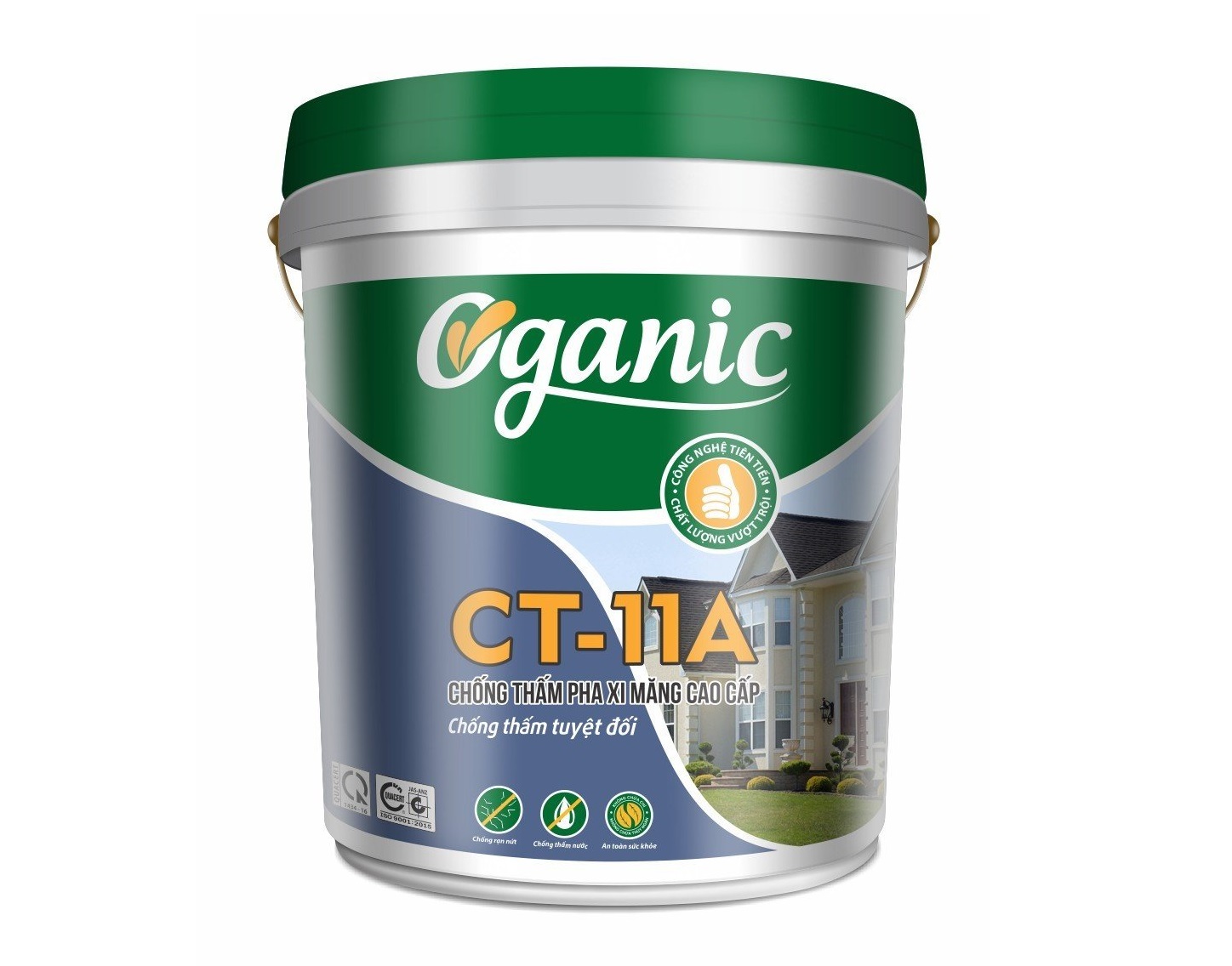 Chống thấm pha xi măng Oganic