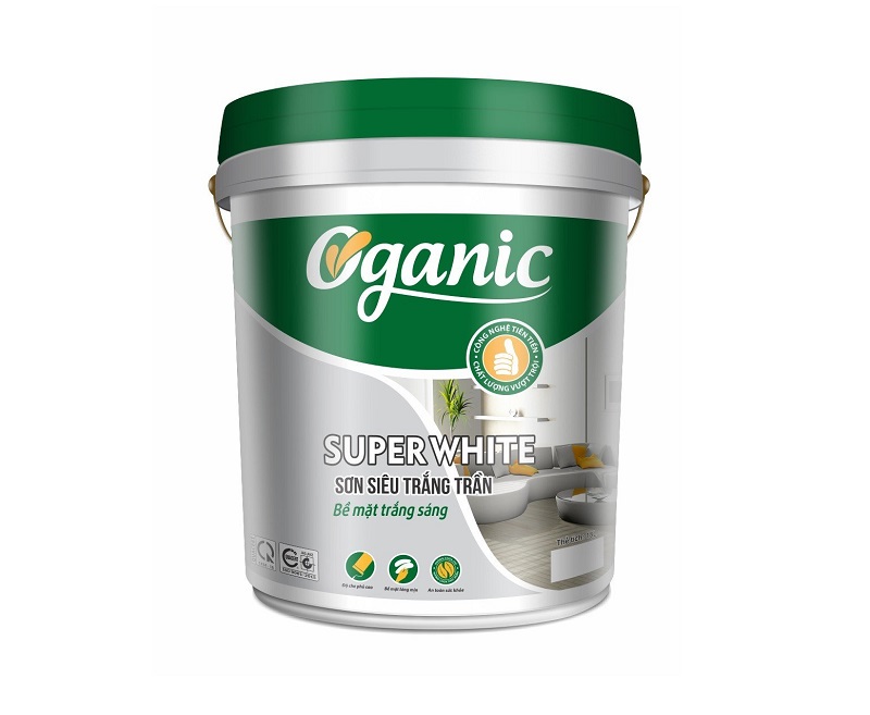 Sơn siêu trắng trần Oganic